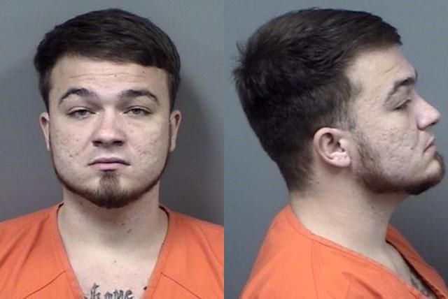 Cody Blagburn arrested July 3 on an active warrant for felony battery with a prior conviction of battery.